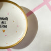 Handbemalter Wandteller NICHTS ALS LIEBE