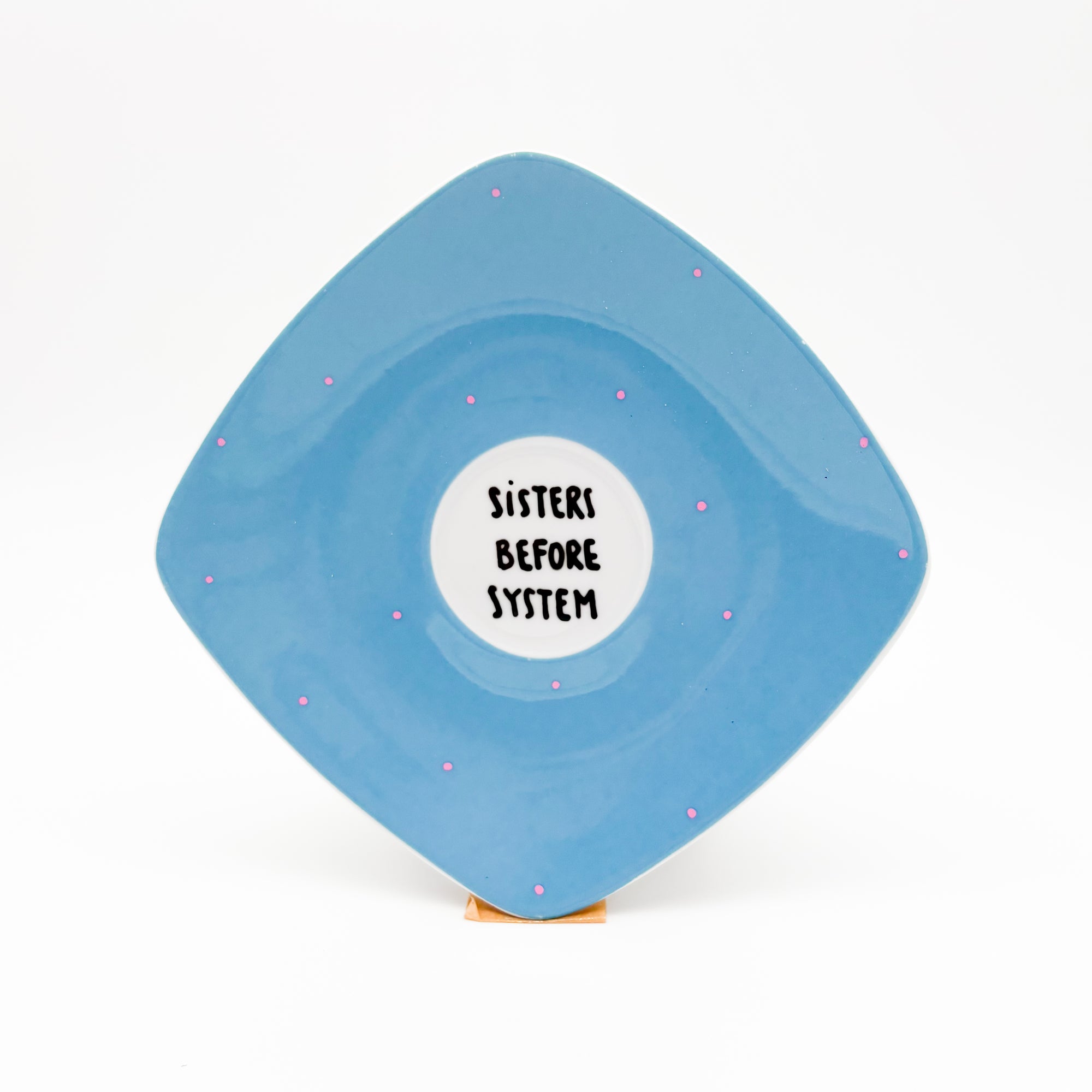 Wandteller small SISTERS BEFORE SYSTEM "ocean"