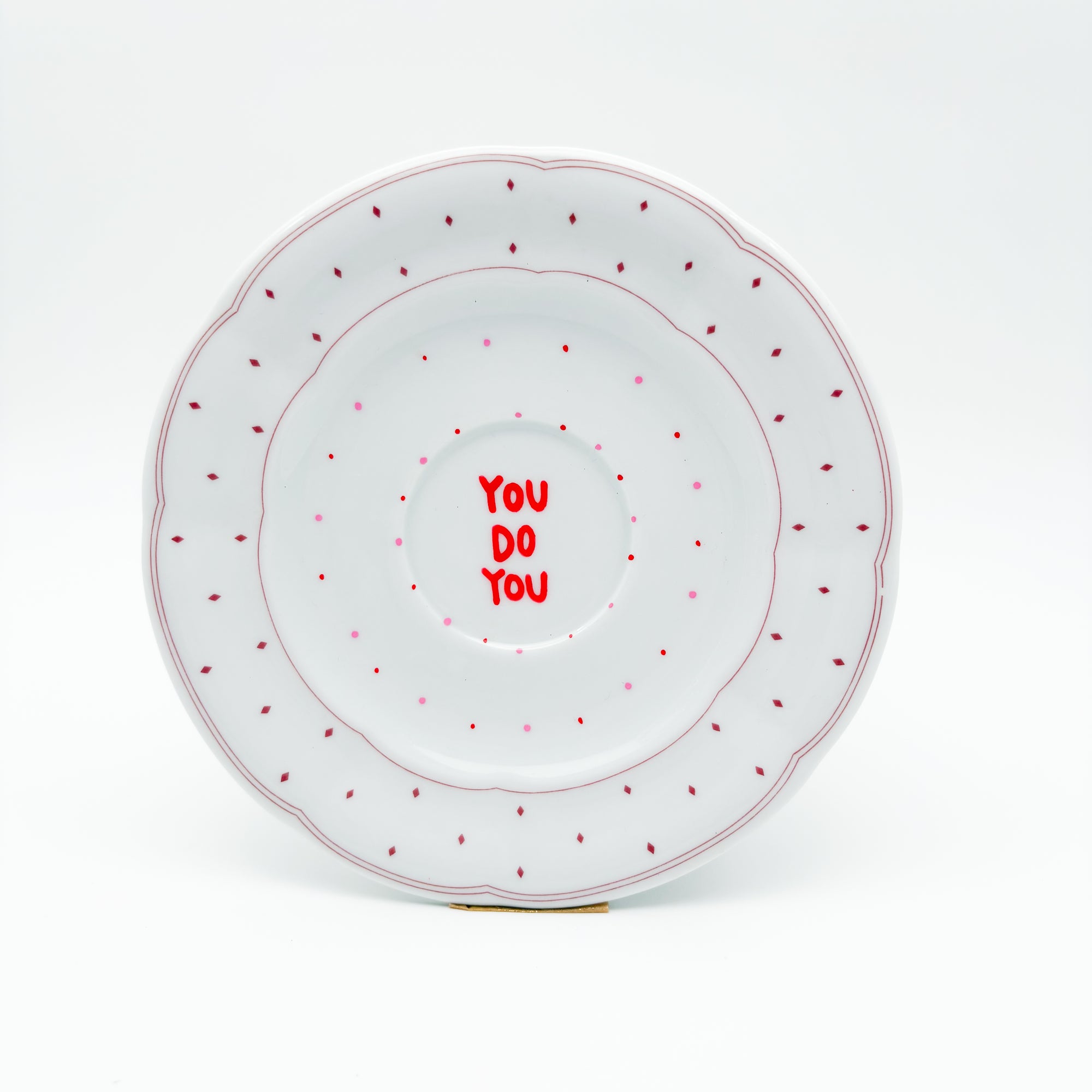 Wandteller small YOU DO YOU "dots all over"