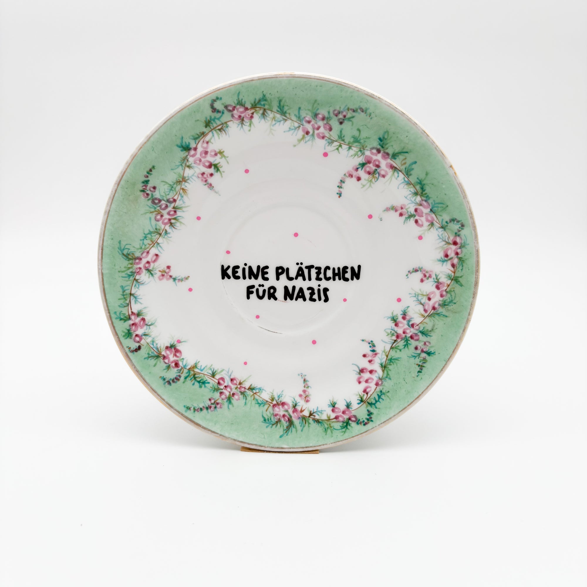 Wandteller small KEINE PLÄTZCHEN FÜR NAZIS "christmas"