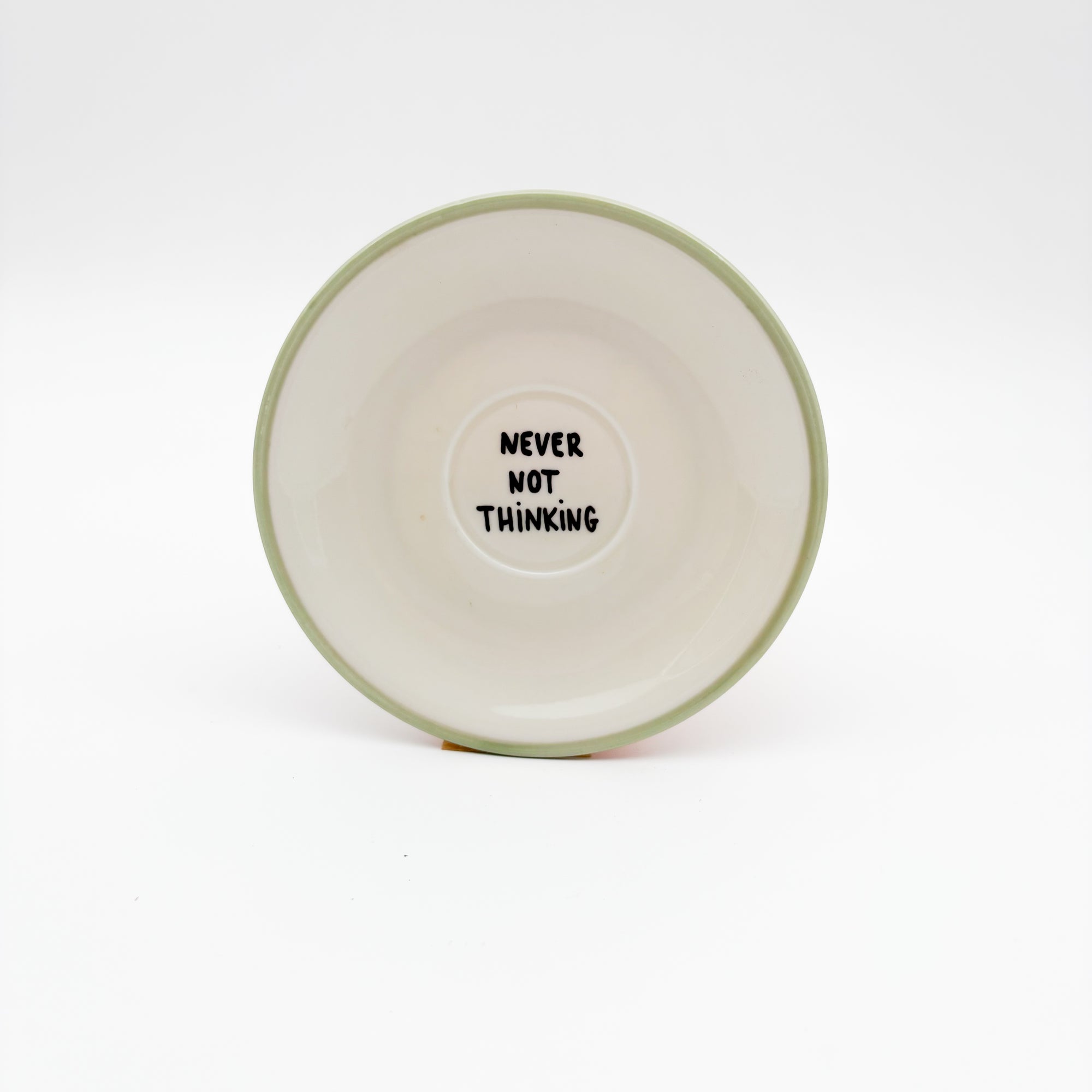 Wandteller mini NEVER NOT THINKING "ring of hope"