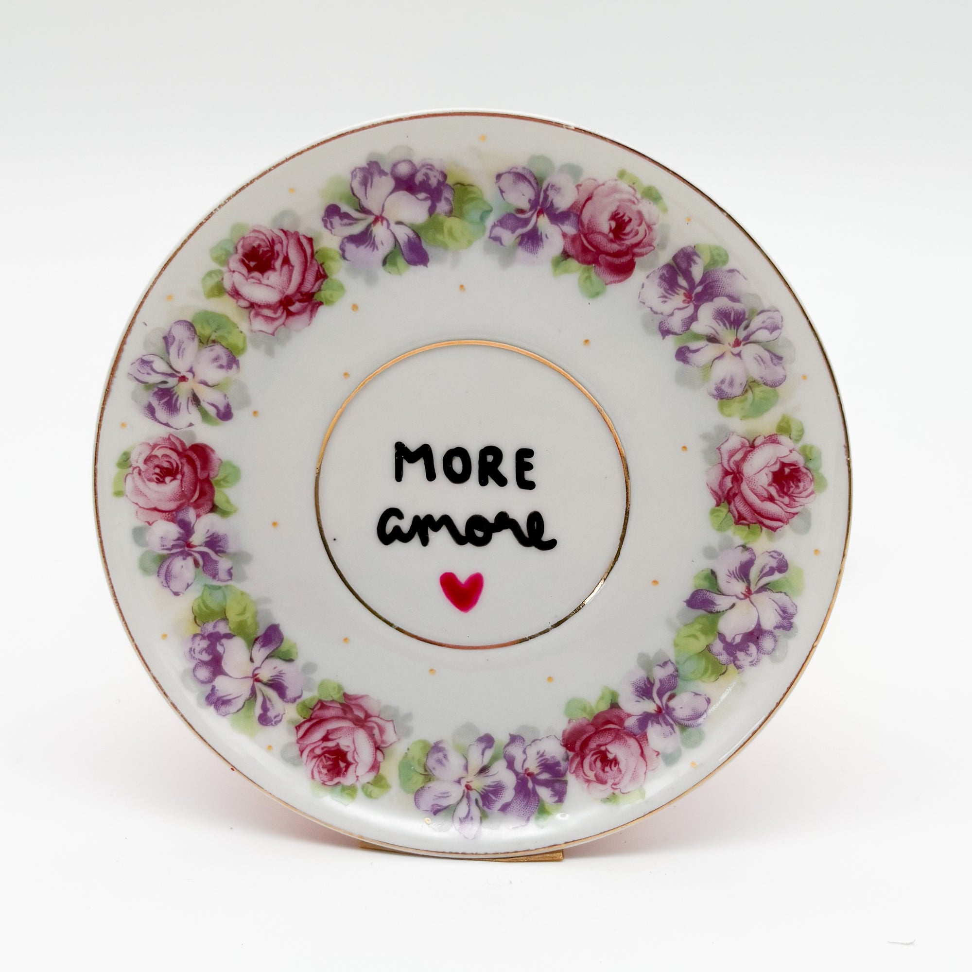 Wandteller mini MORE amore "roses"