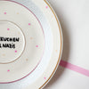 Handbemalter Wandteller KEIN KUCHEN FÜR NAZIS