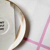 Handbemalter Wandteller I CAN´T ADULT TODAY