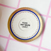 Handbemalter Wandteller PLEASE DON´T BREATHE LOUDLY