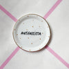 Handbemalter Wandteller ANTIFASCISTA