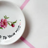 Handbemalter Wandteller BE KIND TO YOUR MIND