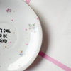 Handbemalter Wandteller IT´S COOL TO BE KIND