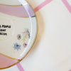Vintage Wandteller „COOL PEOPLE FIGHT FASCISM" – handbemalte Statement-Wanddeko aus Porzellan