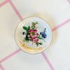 Vintage Wandteller „BLUMENKIND" – handbemalte Statement-Wanddeko aus Porzellan