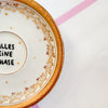 Vintage Wandteller „ALLES EINE PHASE" – handbemalte Statement-Wanddeko aus Porzellan