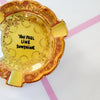 Vintage Wandteller „YOU FEEL LIKE SUNSHINE" – handbemalte Statement-Wanddeko aus Porzellan