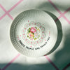 Vintage Wandteller „CHOOSE PEOPLE WHO CHOOSE YOU" – handbemalte Statement-Wanddeko aus Porzellan (Kopie)