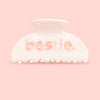 Haarklammer bestie creme-peach