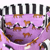 XL Shopper wendbar mit Leoparden-Design
