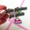 Glitzer-Sticker Kein Kuchen für Nazis