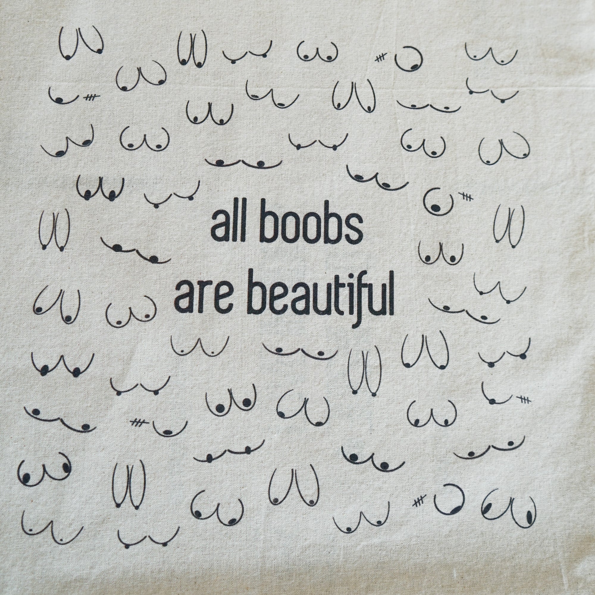 Bio-Baumwolltasche all boobs are beautiful – oh ruby